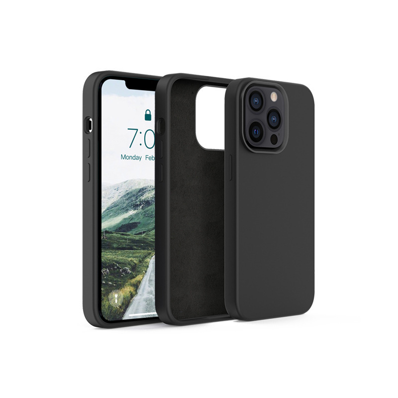 蘋果新款13硅膠液態(tài)手機(jī)殼，加厚款液態(tài)硅膠手機(jī)套定制